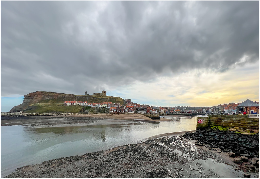 Whitby North Yorkshire A Low Tide and Changing Sky Flickr