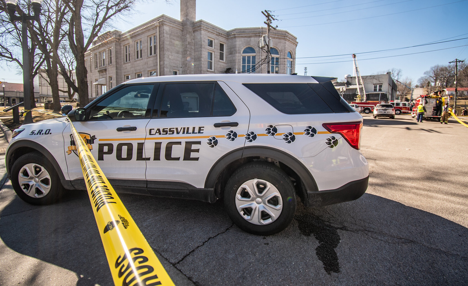 Hall Theater Historic FIRE. Cassville Missouri Flickr