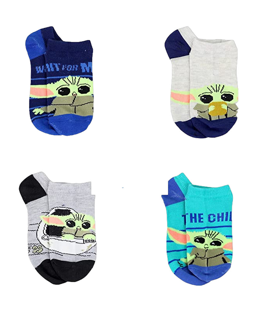 Baby yoda socks 4 pack Lisa Loshelder Flickr