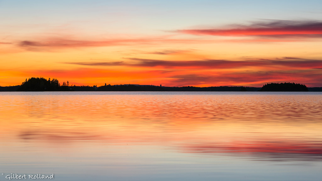 Blue hour at Sunset Coucher de soleil Vald’Or. Gilbert Rolland