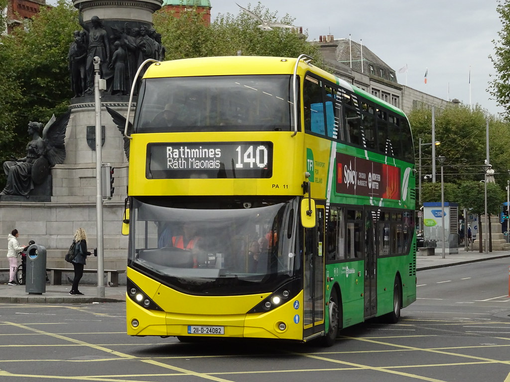 211D24082 Dublin Bus 140 PA11 Depot Broadstone Matt's Transport