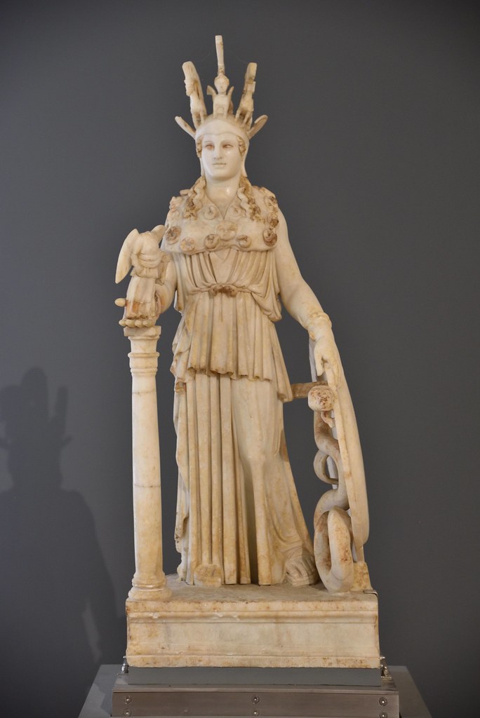 Athéna de Varvakéion (réplique statue de Phidias) Thibaut de