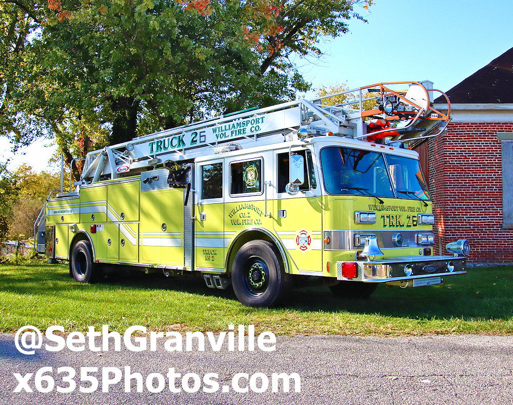 Williamsport Fire Department Truck 2 1990 Pierce Arrow 75'… Flickr