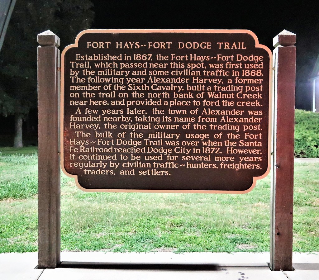 Fort HaysFort Dodge Trail Historic Marker Alexander, Ka… Flickr