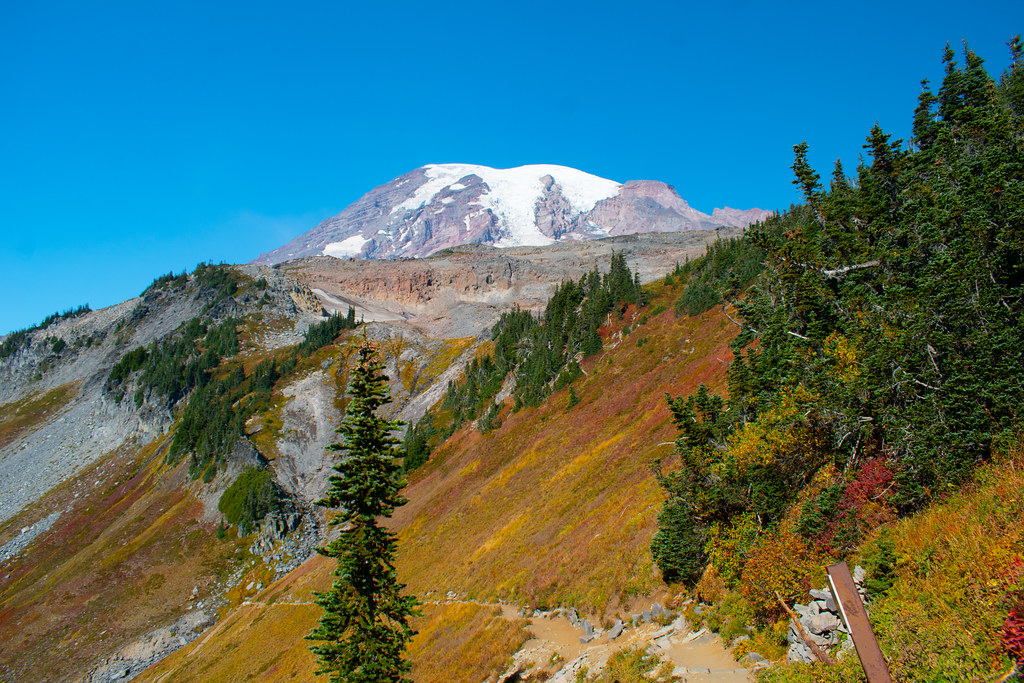 From the Golden Gate Trail, Mount Rainier National Park. Flickr