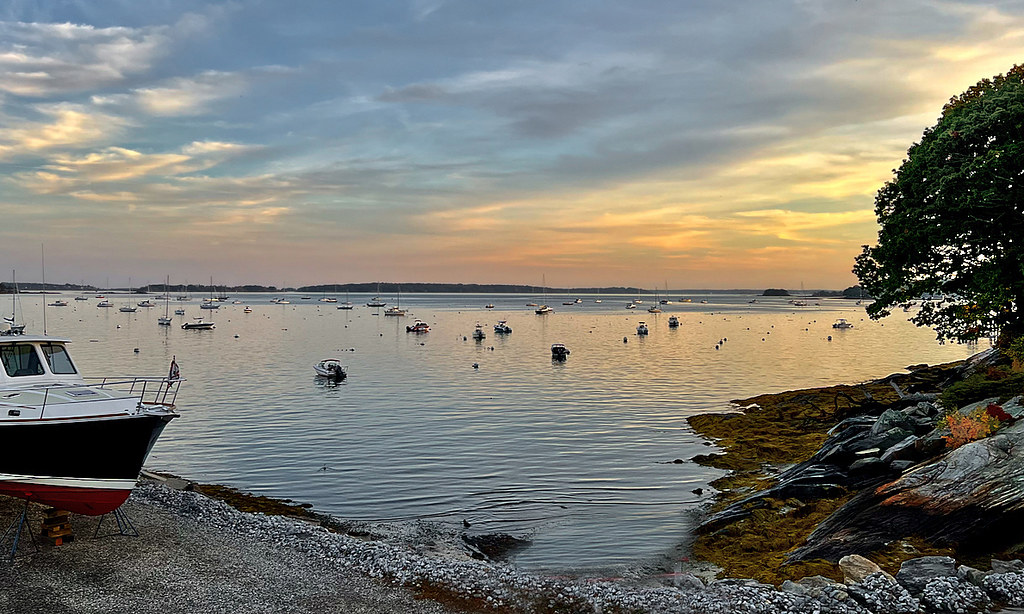 Casco Bay Sunset Cheryl Flickr