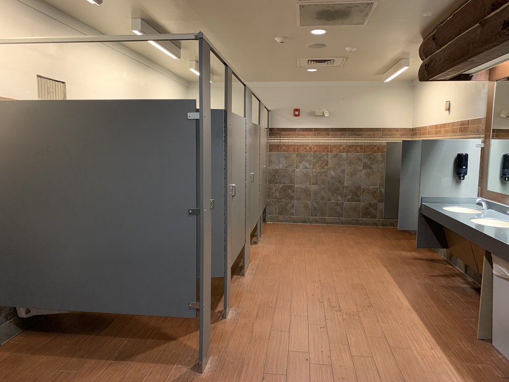 New France men's restroom Men's restroom New France hamlet… Flickr