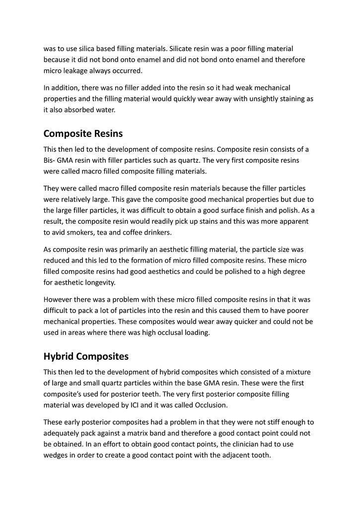 What Is A Composite Resin Filling Material? Composite fill… Flickr