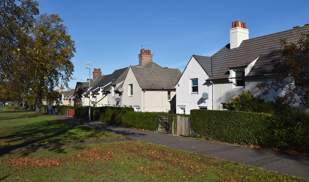 Rosyth Garden City housing Queensferry Road terraces. Most… Flickr