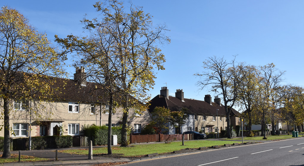 Rosyth Garden City housing Queensferry Road. Most of the g… Flickr