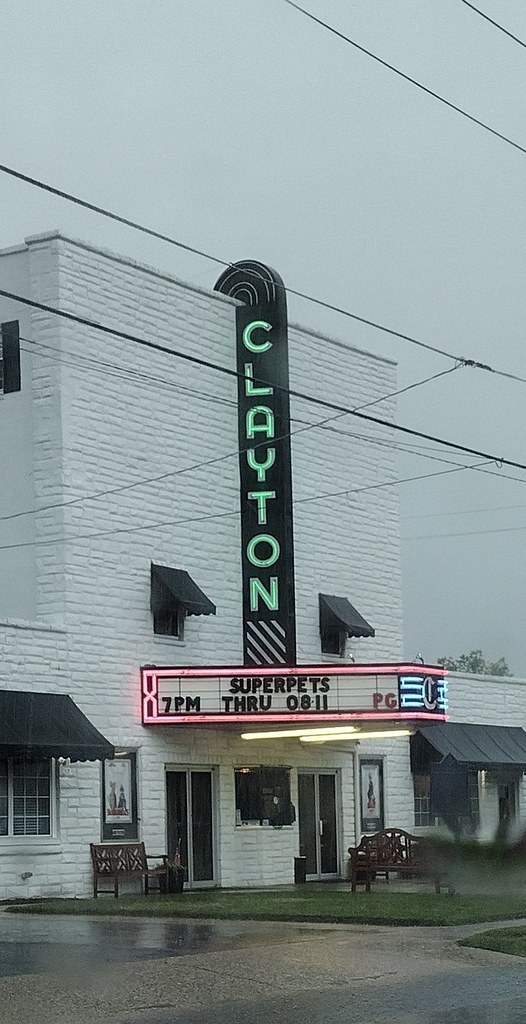 Clayton theatre marquis While there is a Clayton Delaware.… Flickr