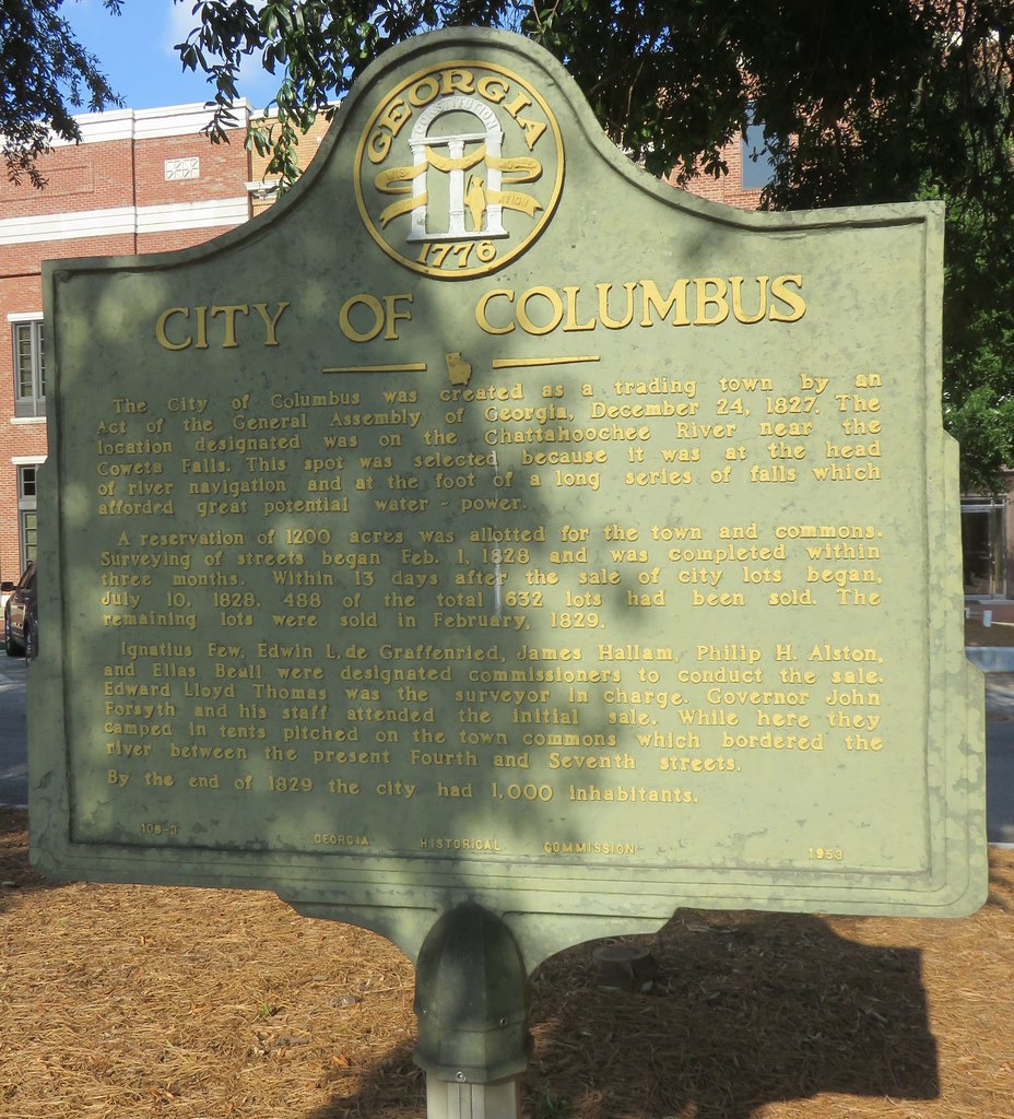 City of Columbus Marker (Columbus, Columbus is lo… Flickr