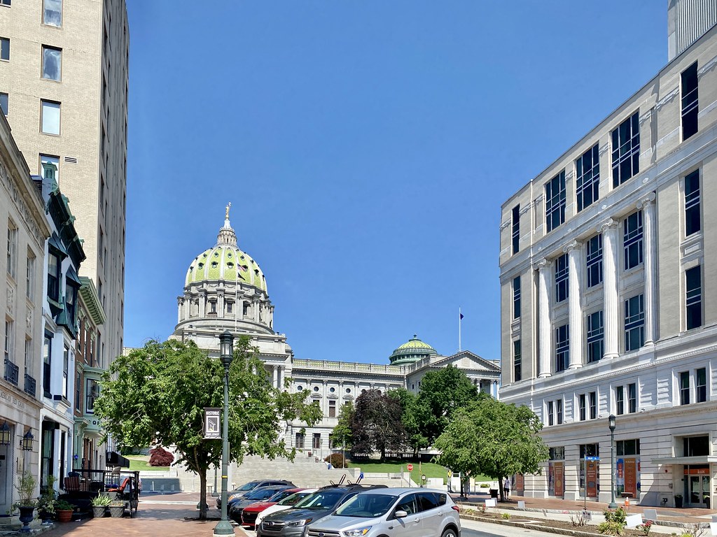 Pennsylvania State Capitol from State Street, Harrisburg, … Flickr