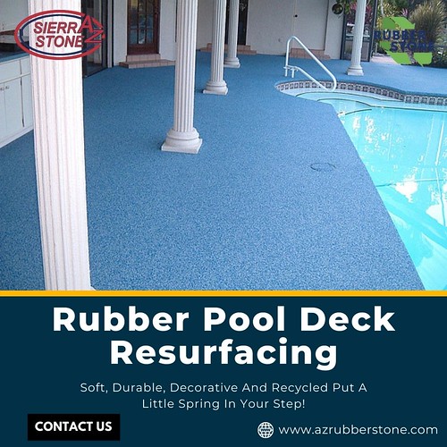 Rubber Coating for Concrete Pool Decks AZ Rubber Stone is … Flickr