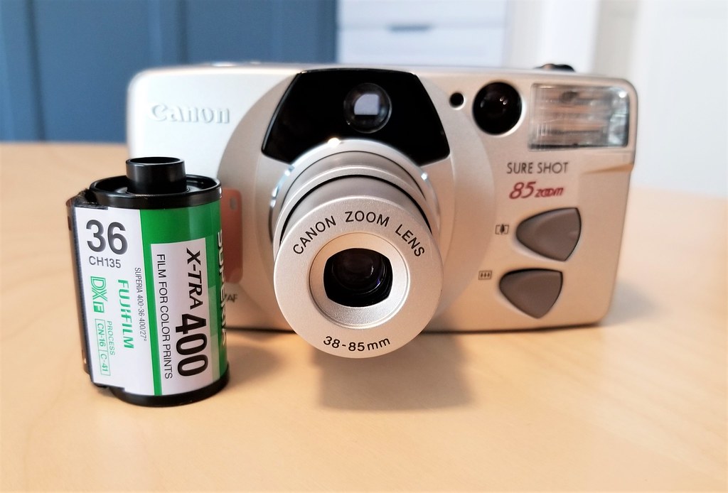 Classic Canon Sure Shot 85 Zoom Date Just added to my onli… Flickr