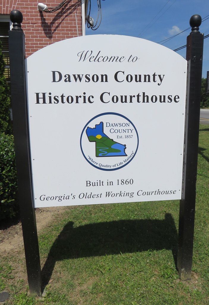 Dawson County Historic Courthouse Sign (Dawsonville, Flickr