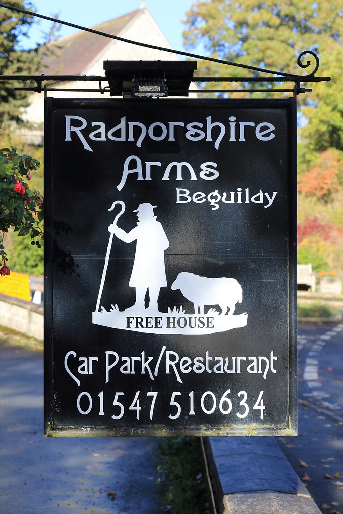 The Radnorshire Arms pub sign Beguildy Powys UK David Seall Flickr