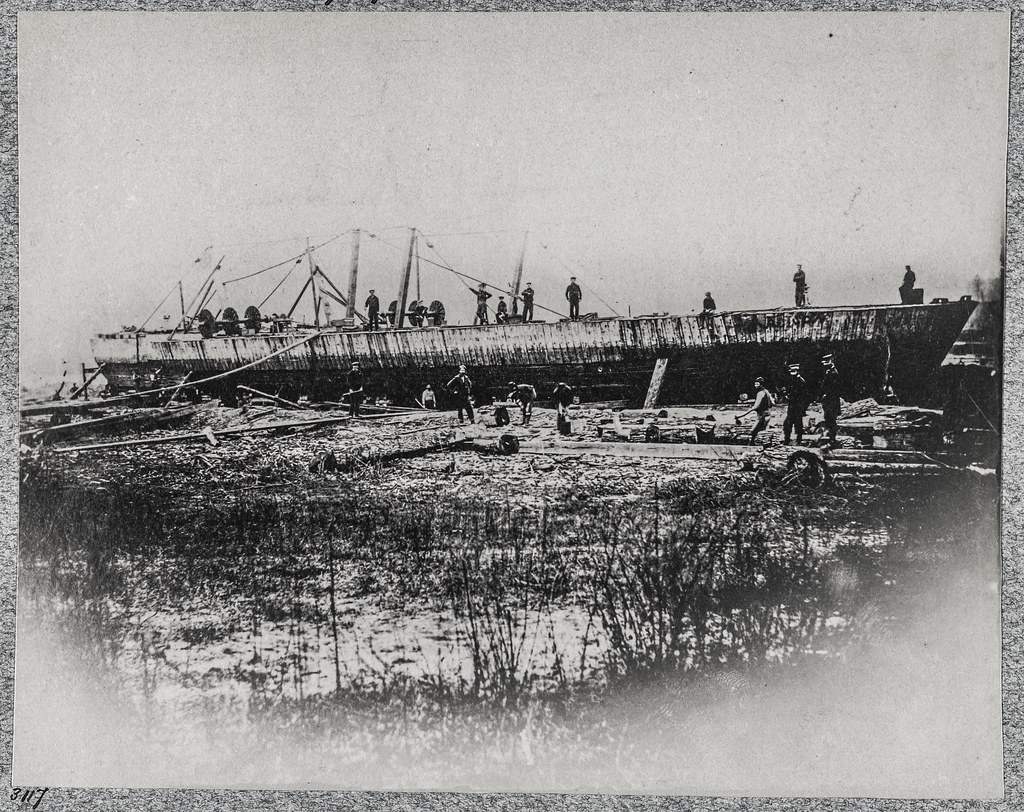 Wreck of U.S. gunboat Indianola Mississippi River Fleet … Flickr