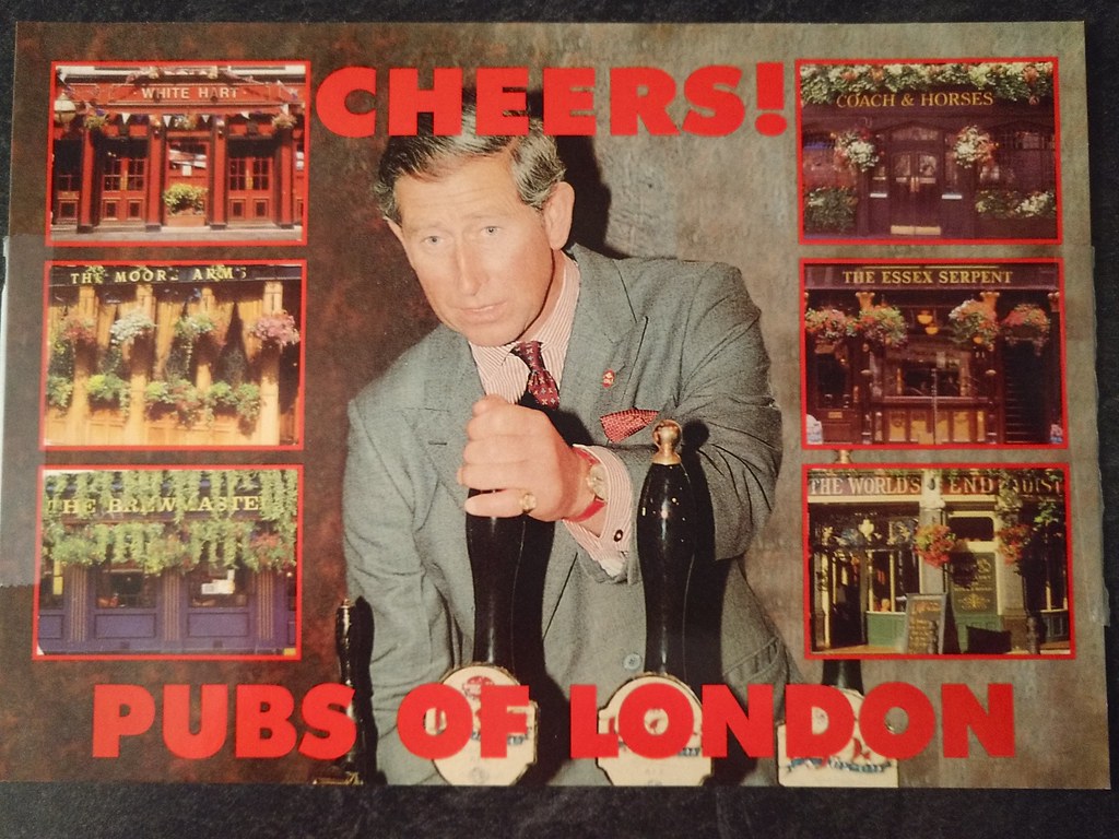 Cheers! Pubs of London Postcard purchased in London during… Flickr