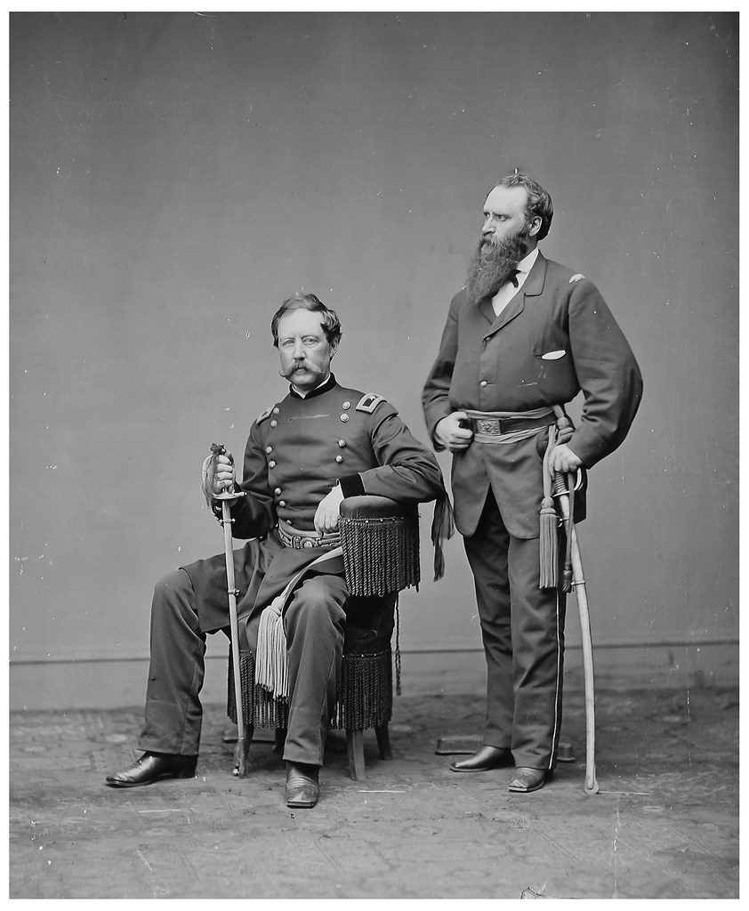 Gen. Albion P. Howe, with Col. Charles Tompkins (U.S. Nati… Flickr