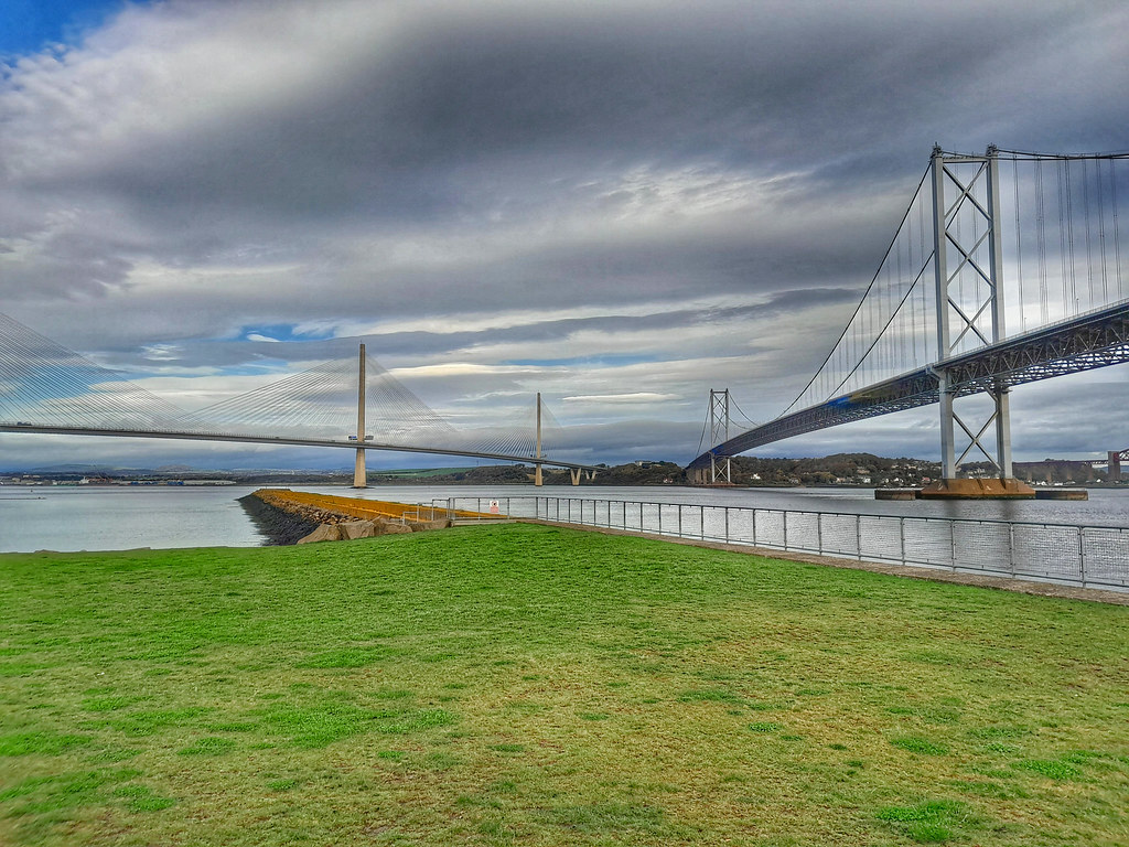 The Forth road Bridges. William James Chalmers Flickr
