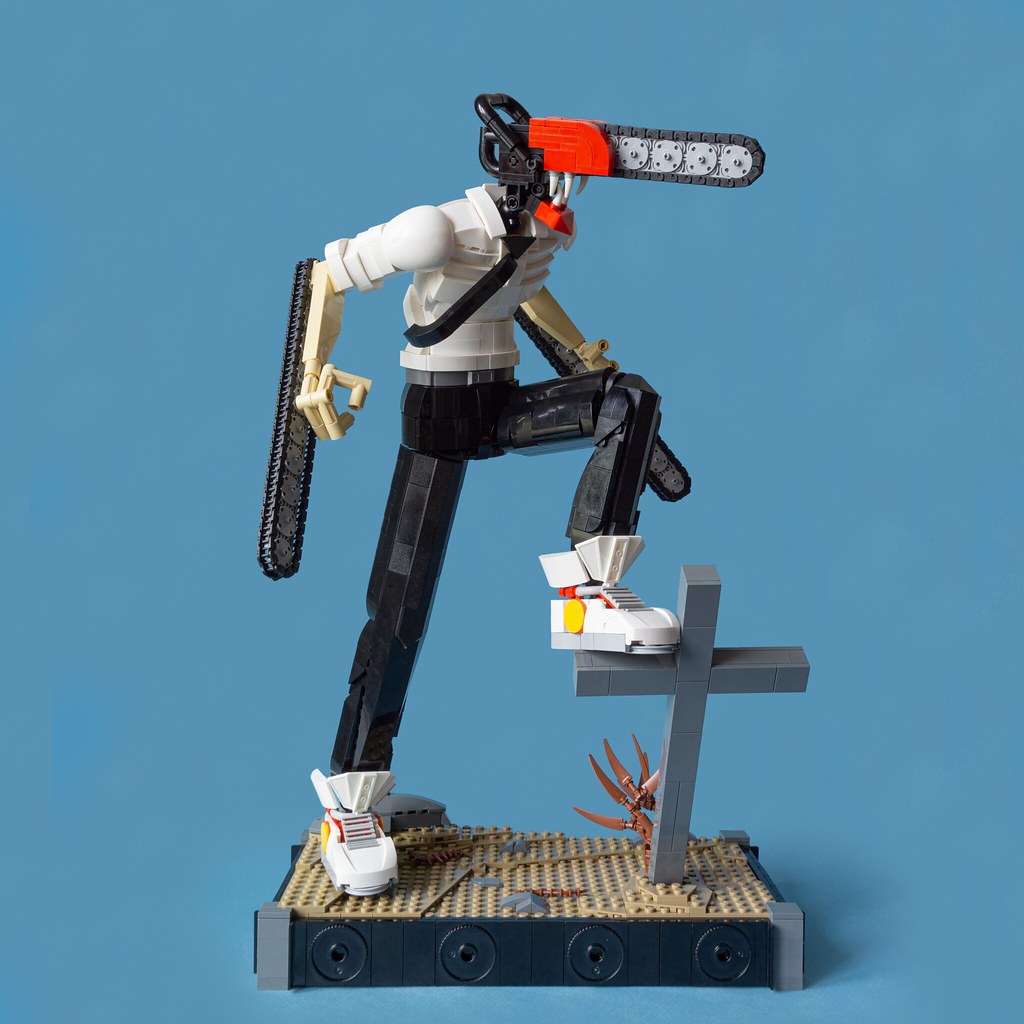 Chainsaw Man Brickzip Connecting LEGO fans