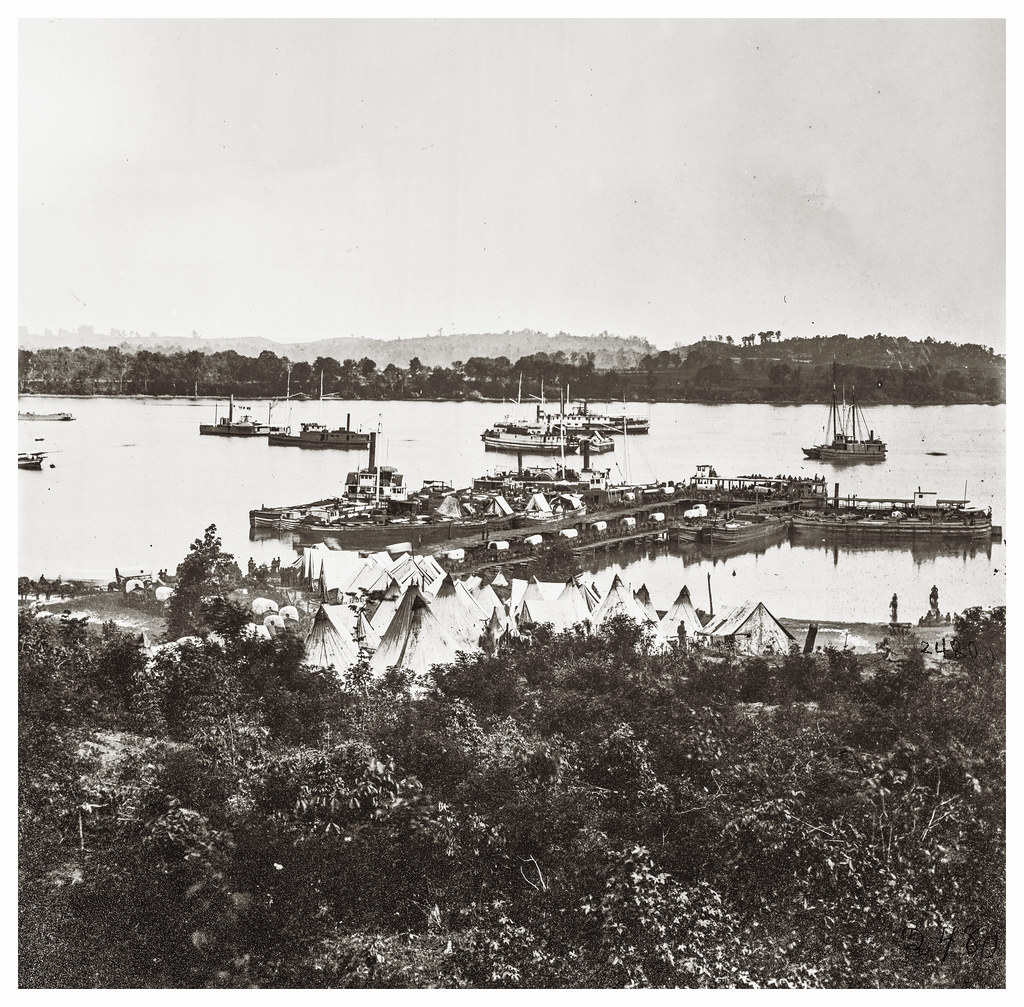 Belle Plain Landing, Va. View of camp and transports. (Low… Flickr