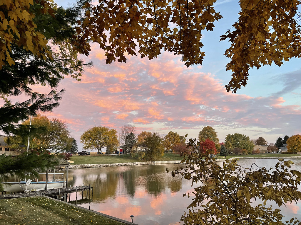 DG0307C Scenic, Sunrise, Autumn Fortville Pike, Indiana 10… Flickr
