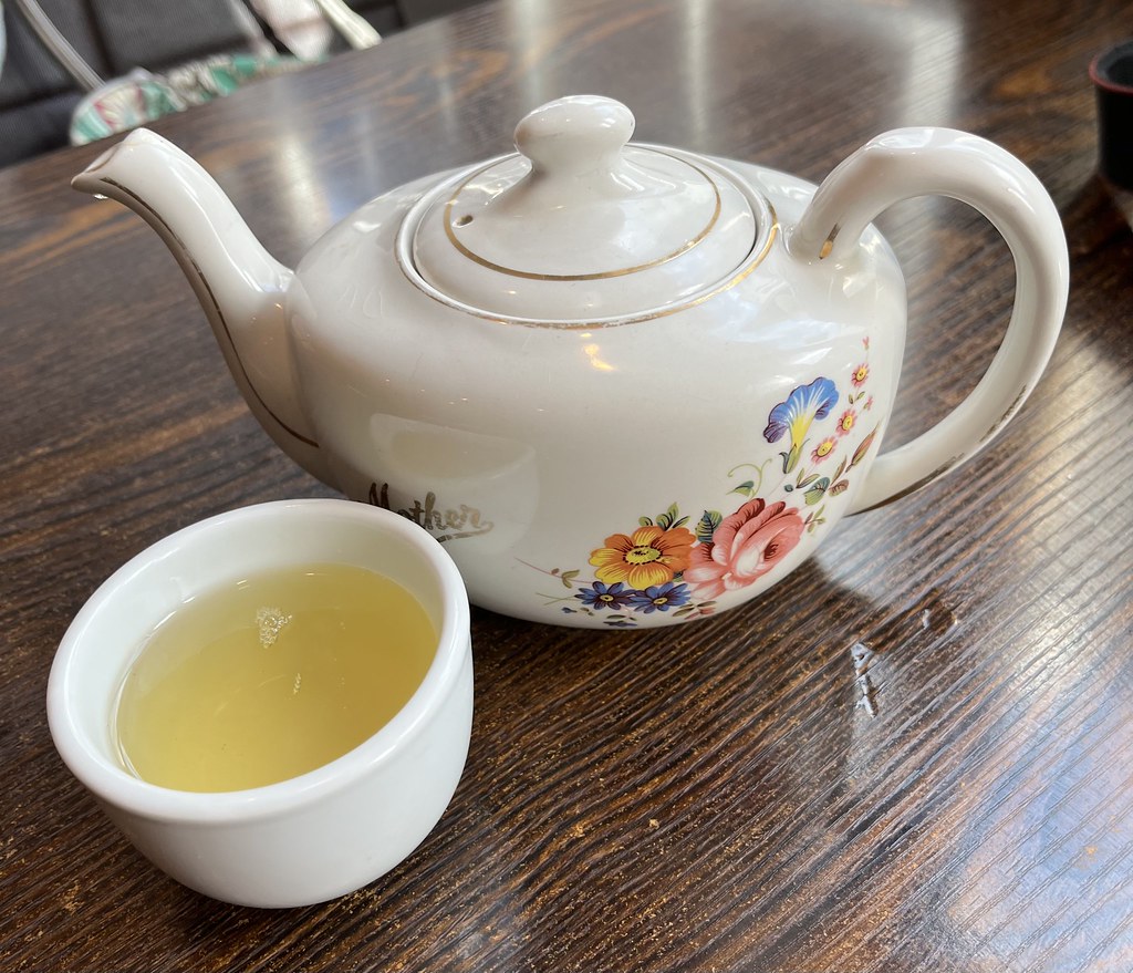 Pot of Green Tea Pot of Green Tea Served in a Chinese Rest… Flickr