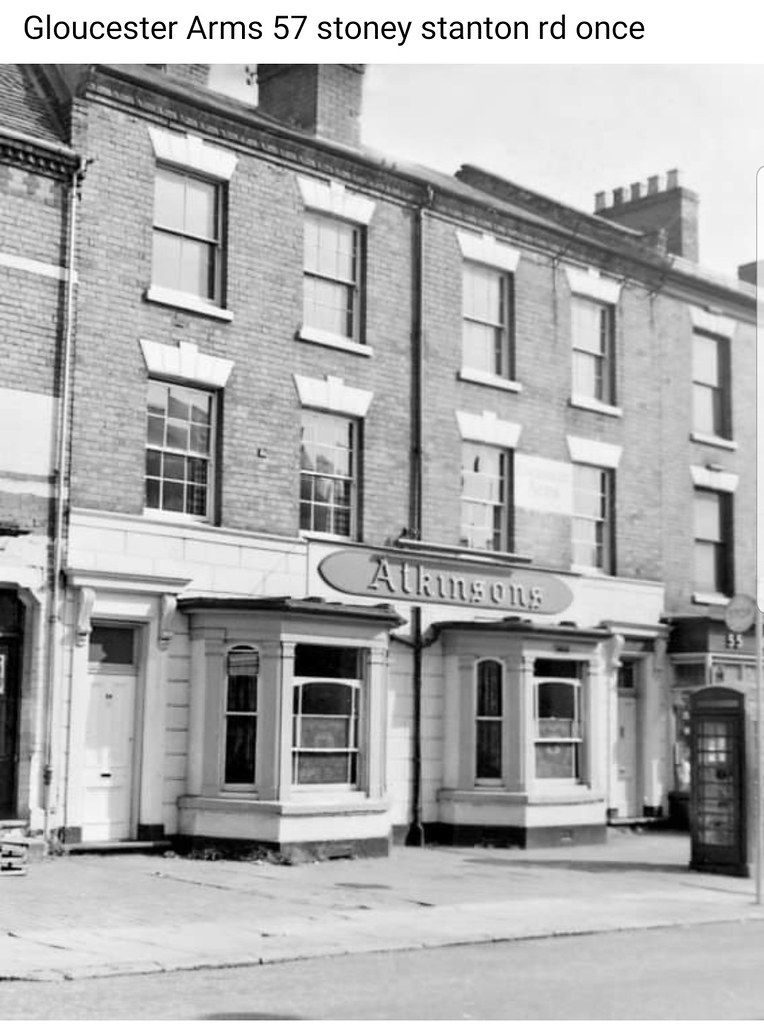 Gloucester Arms 57 Stoney Stanton Rd c1965 (2) Hillfields History