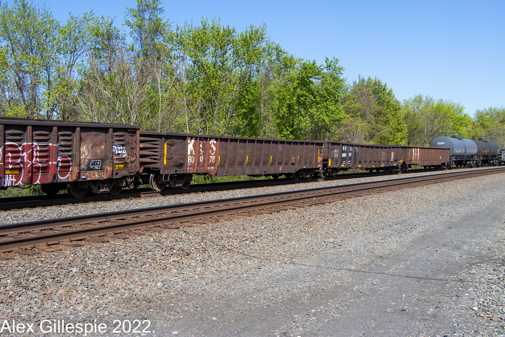 KCS Gondola Kansas City Southern Gondola heads west on the… Flickr