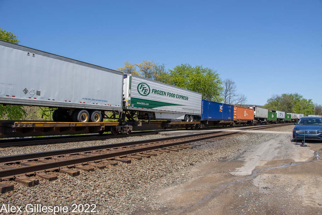 Frozen Food Express TrailerPurple YRC Container 7 Flickr