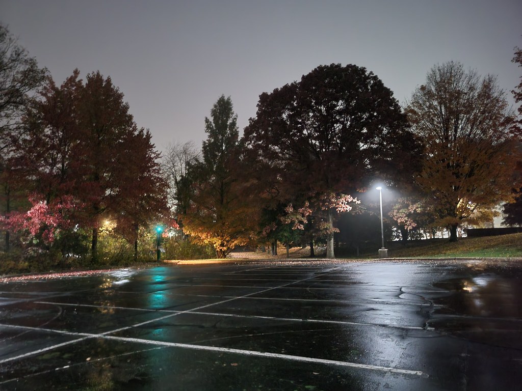Empty parking lot Babson College Wellesley, MA Lorianne DiSabato