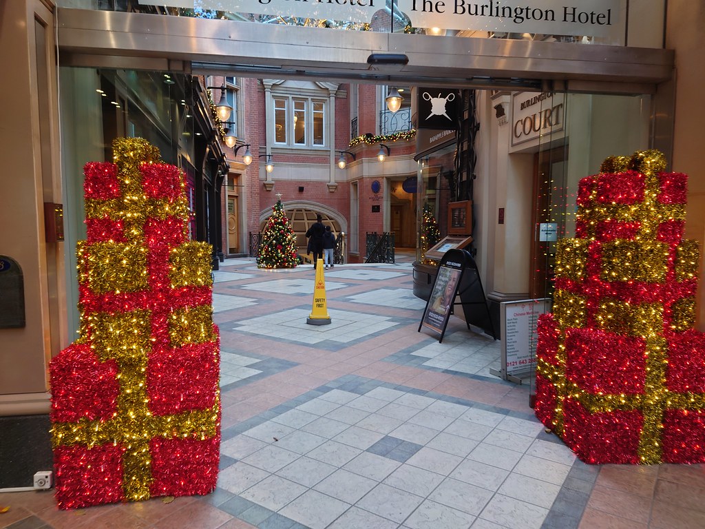 Tinsel Christmas presents at The Burlington Arcade a photo on Flickriver
