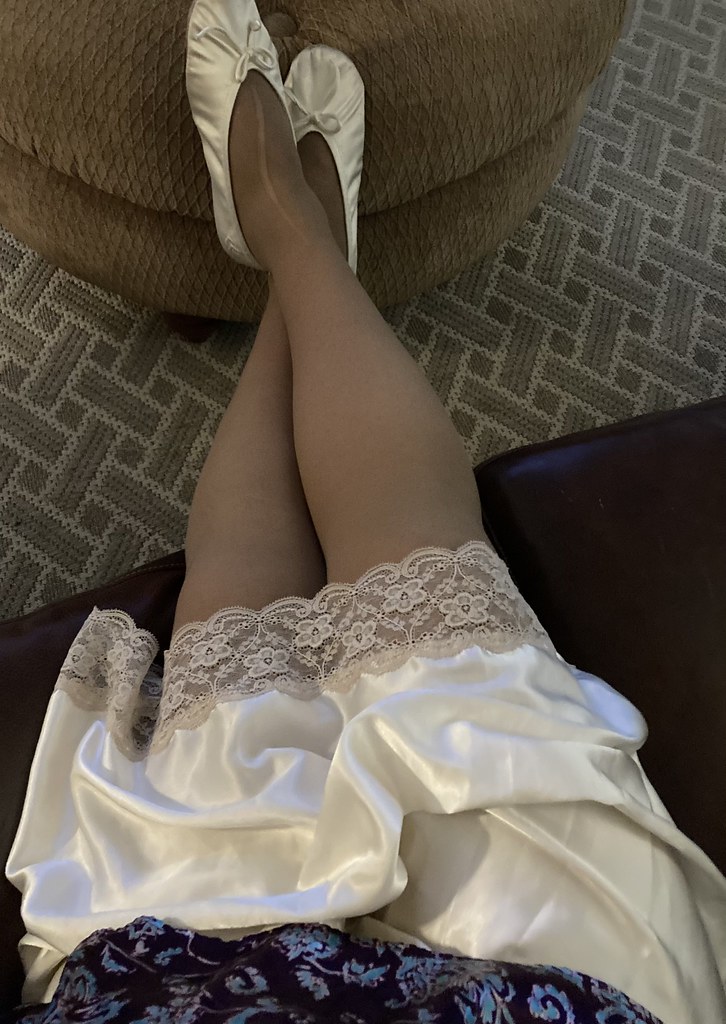 Satin half slip Libby Neal Flickr