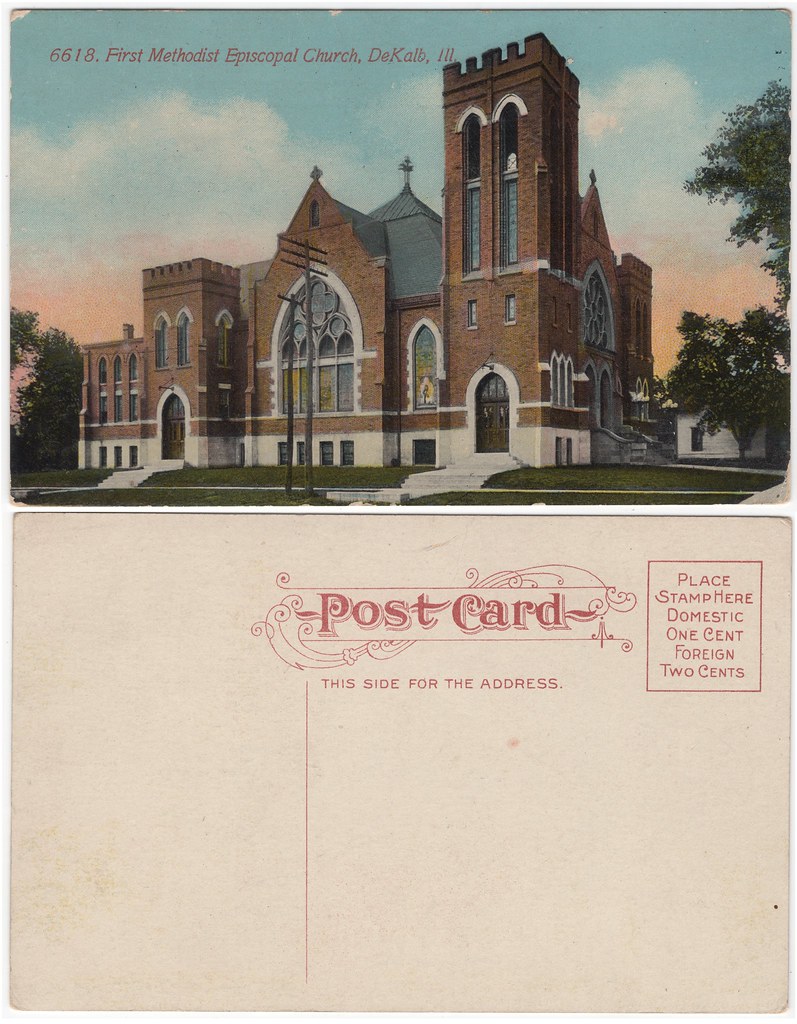 DeKalb First Methodist Episcopal Church Image depicts F… Flickr