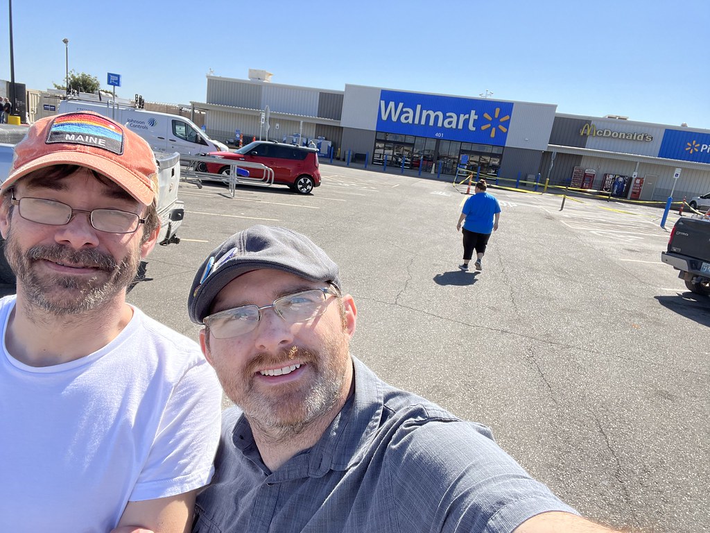 WalMart Lindsay, Oklahoma Selfie of Justin and I Flickr