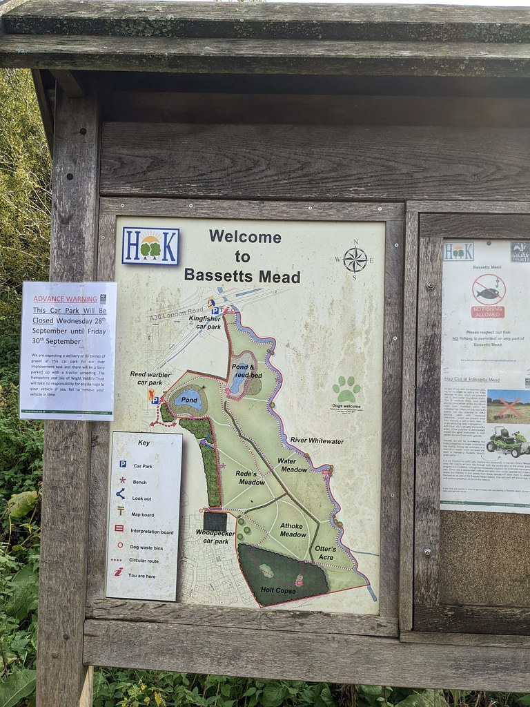 Bassetts Mead Country Park (Hook) Info Board Kite Flickr