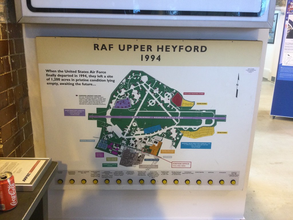 RAF Upper Heyford Map 1994 Upper Heyford Heritage Centre… Flickr