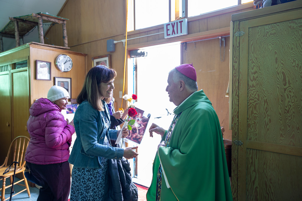Installation of Our Lady of the Cape Statue at Our Lady of Peace chapel