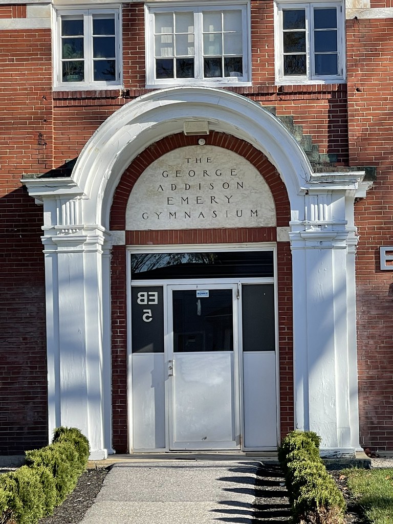Entryway of Emery Gymnasium. Thornton Academy. Saco, Maine… Flickr