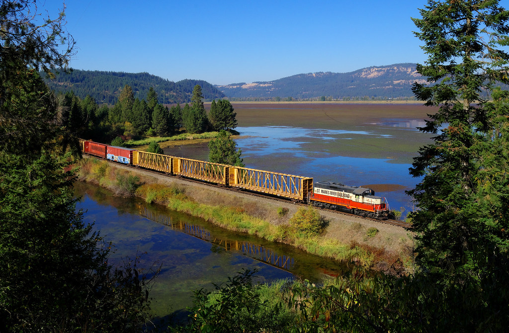St. Maries River RR, STMA 103 East, west of St. Maries, Id… Flickr