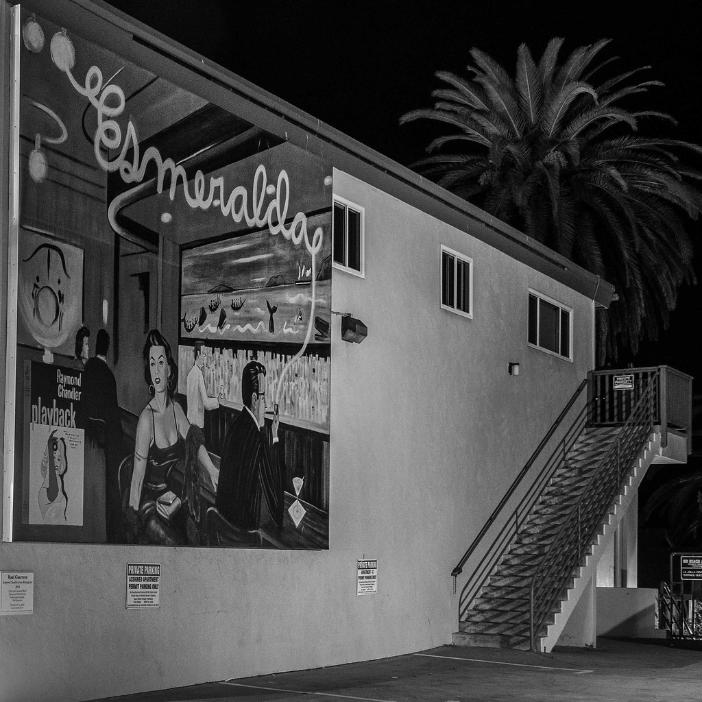 Art at Night Along Prospect Street in La Jolla around 3am.… Flickr