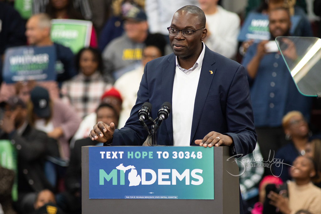 Michigan Lt. Governor Garlin Gilchrist II speaks in Detroi… Flickr