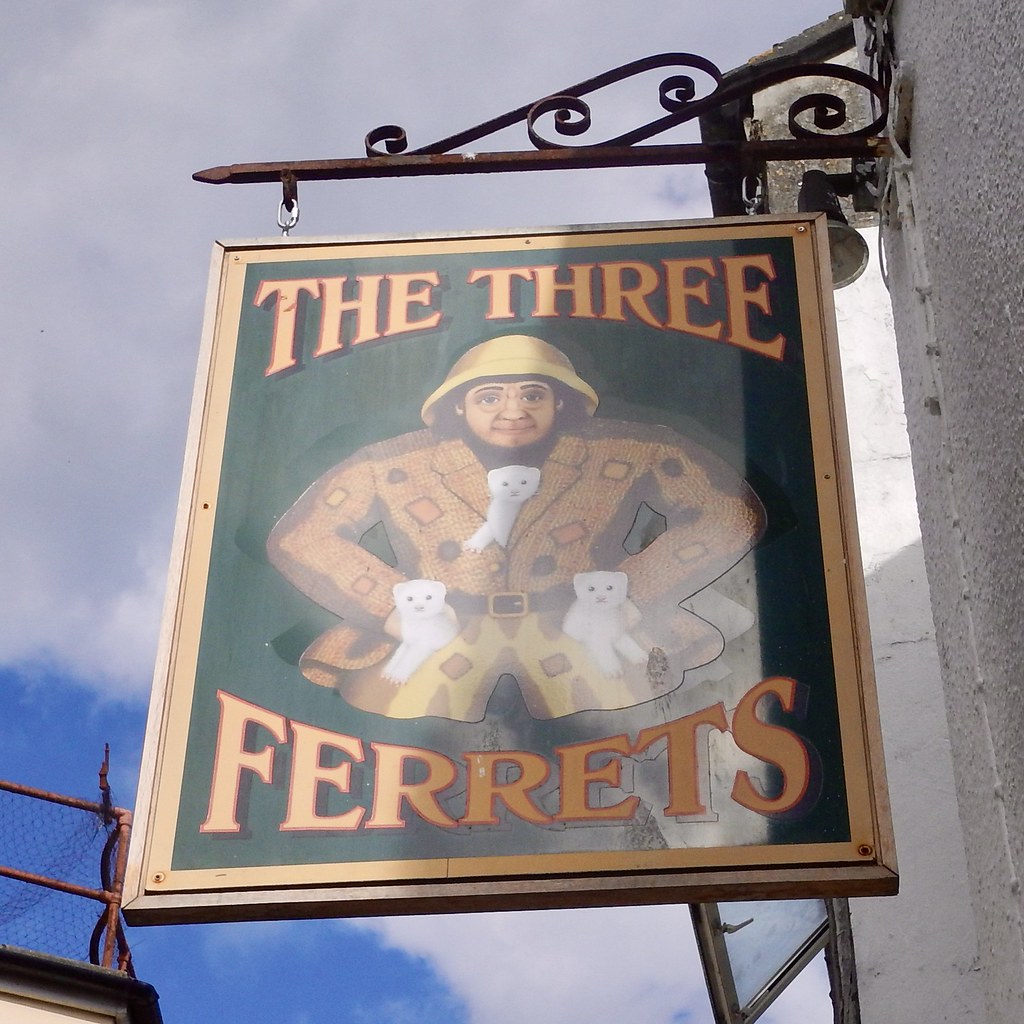The Three Ferrets Sign Douglas Law Flickr