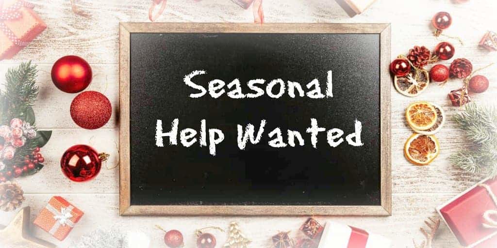 Seasonal Help We are looking for seasonal part time help f… Flickr