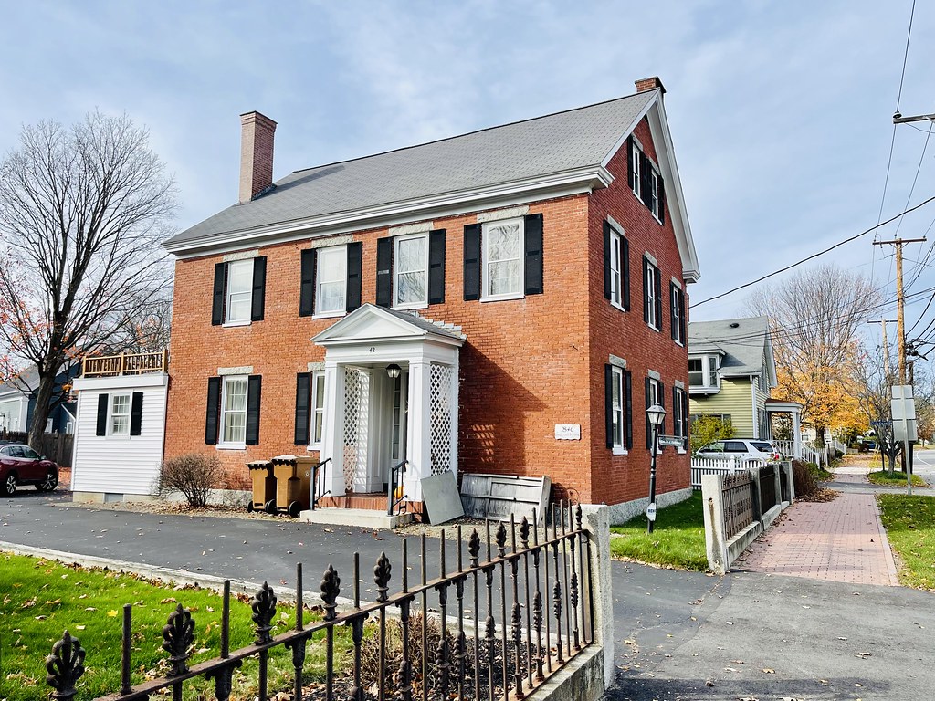 Jonathan Deering House. 42 North Street. Saco, Maine. Buil… Flickr