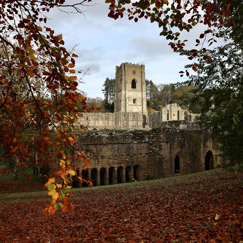 Fountains Abbey, Ripon. Peter Evans Flickr