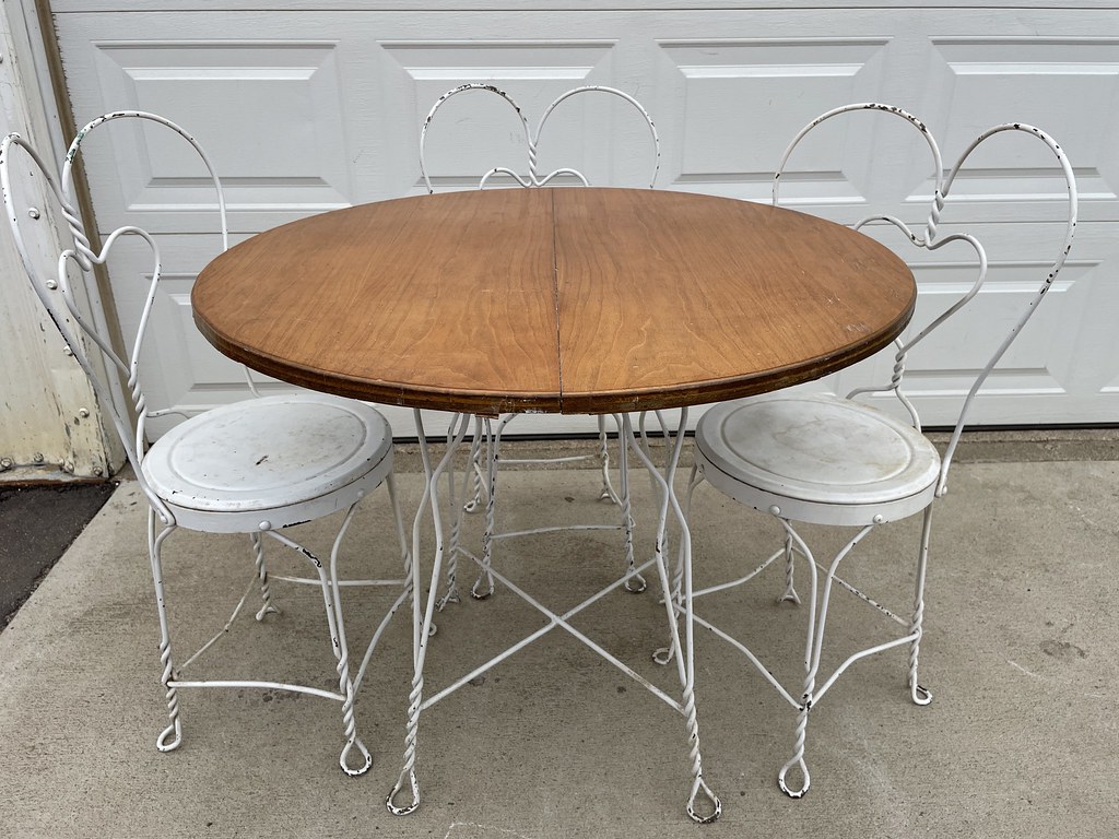 150.00 icecream table set (SOLD) Davids Depot Flickr