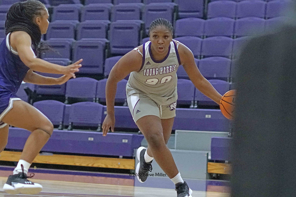 YHC91050X YOUNG HARRIS BASKETBALL PURPLE WHITE GAME steve miller